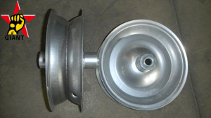 Wheelbarrow Pneumatic Wheel Metal Rim 4.00-8