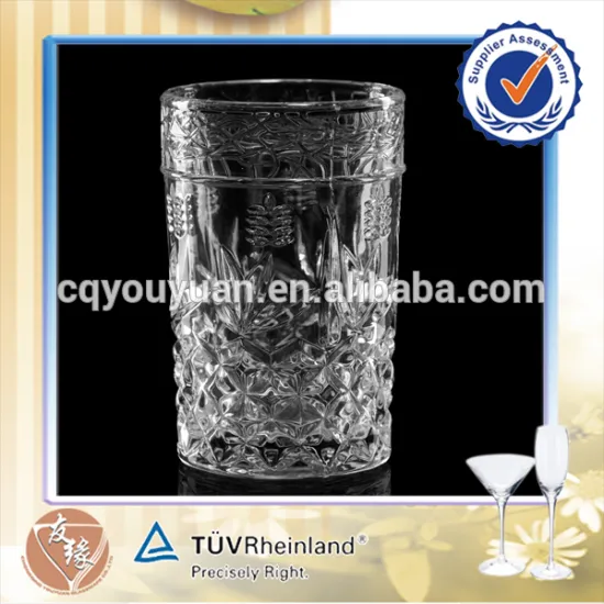 5.5oz Unique design Fancy Water Glasses