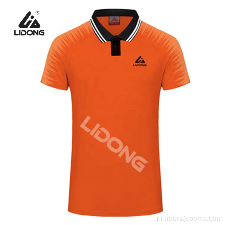 Lidong nieuwste ontwerp gesublimeerde comfortabele sport t-shirt