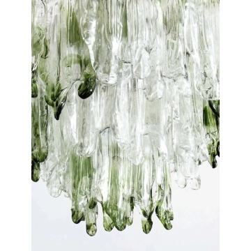Nouveau design Lobby Glass LED Chandelier Pendant Lampe