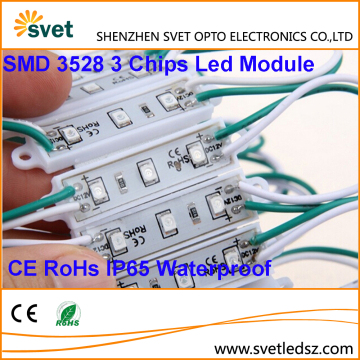 Outdoor Full Color 3 Chips 3528 SMD Led Module With CE RoHs and IP68 Waterproof