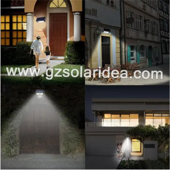 Integrated Solar Wall Light 3.5W With Motion Sensor