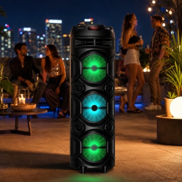 Triple 8.5-Inch Party Speaker
