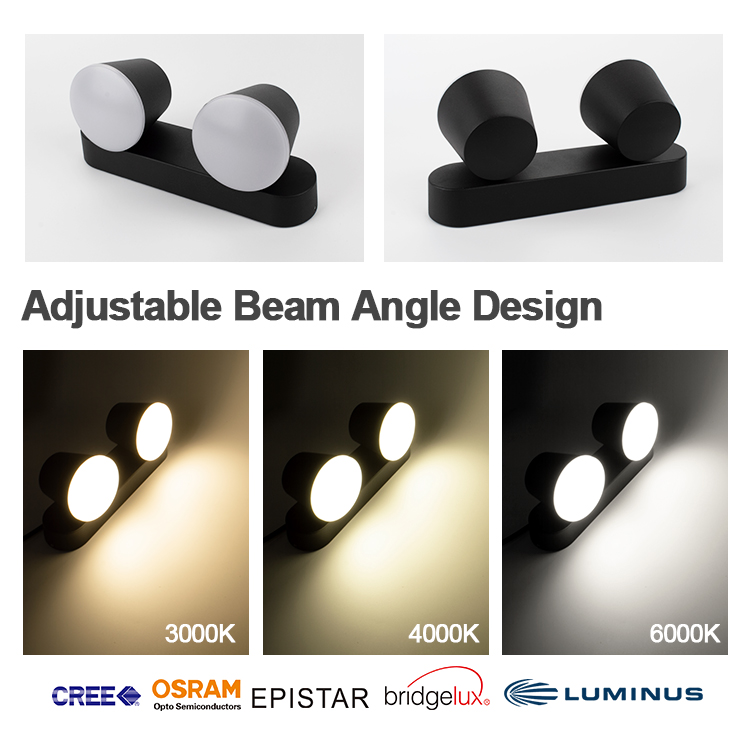 Double Heads Wall Lamp