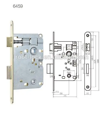 hot sale security sliding door lock in euro market