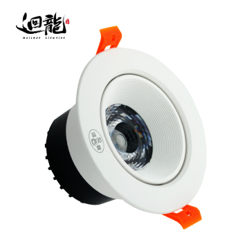 Modern Round Ceiling Light with Camera for Living Room