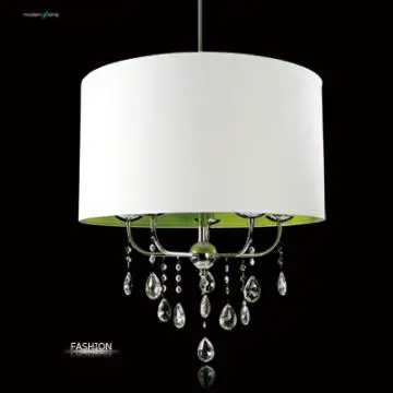 fabric shade pendant lamp