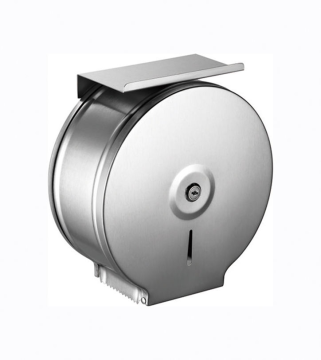 Lockable SUS304 Jumbo Toilet Paper Dispenser With Shelf