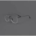 Black And Gold Fashion Designer Frames Glasses