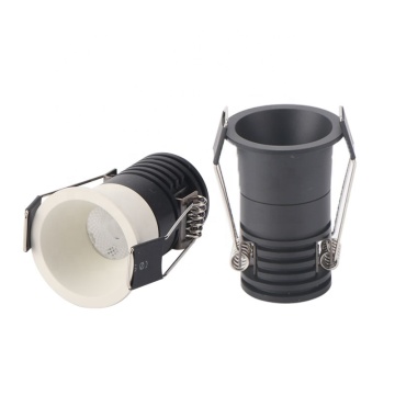 LED Modern LED Sorotan Langit-langit Indoor 1W Anti-Glare Mini Spotlight 3W Cob 40mm