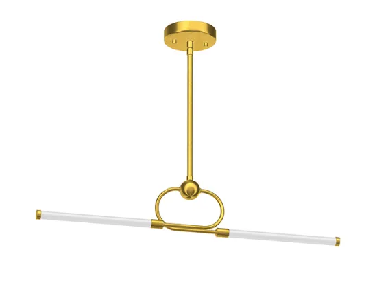 Simple Unique Metal Led Pendant Light