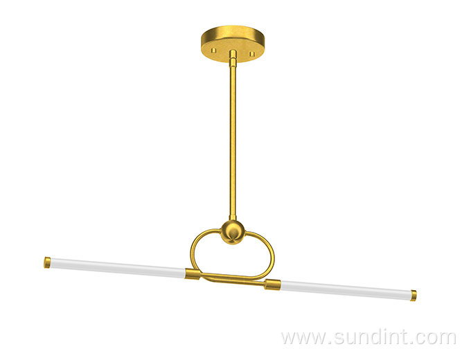Simple Unique Metal Led Pendant Light