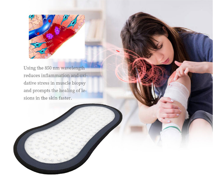 Photodynamic LED Wearable Therapy Pad For Back Pain Relief