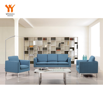 Customized High-End Office Reception New Model Fabric Sofa