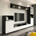 Nordic TV Cabinet Black and White Modern