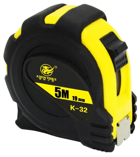 A steel tape measure in a novel color