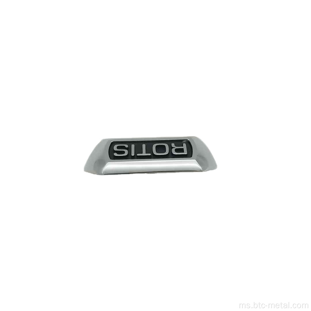 Caboodles adat nameplate standblasting anodized aluminium logo name plat