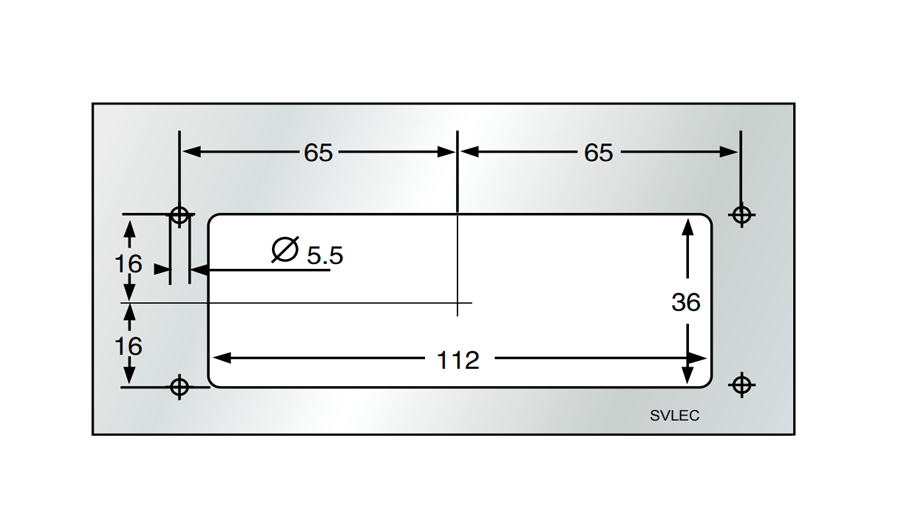 Stright Cable Entry Frame