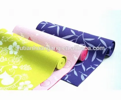 pvc yoga mat folding yoga mat printed yoga mat