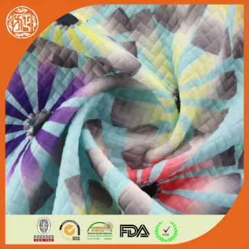 100%polyester printed jacquard knitting fabric