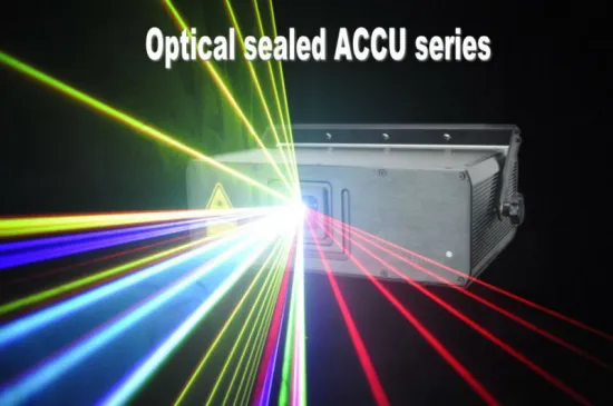 Optical Sealed 1w Rgb Full Color Disco Laser Light For Stage / Show
