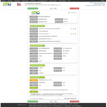 ACYCLIC HYDROCARBONS FOR USA TRADE DATA