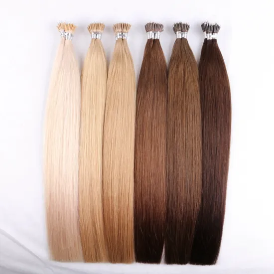 Last One Year 0.5g/0.8g/1.0g 100% Virgin Remy Russian Double Drawn Nano Bead Human Hair Extensions with Cuticle Intact