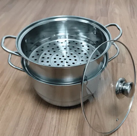Stainless Steel Steamer Double Function Soup Steamer