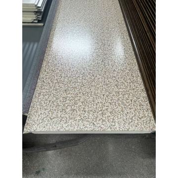 Rust Proof Metal Siding Solutions Beige Marble-Patterned Metal Carved Panels Factory