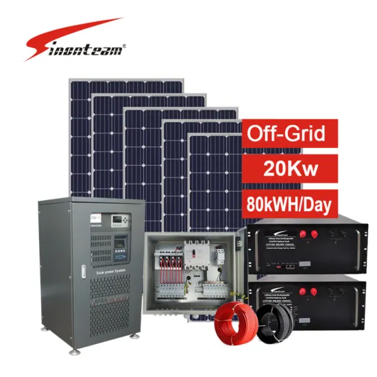 Complete Off Grid Solar Battery Kits 20kW to 100kW