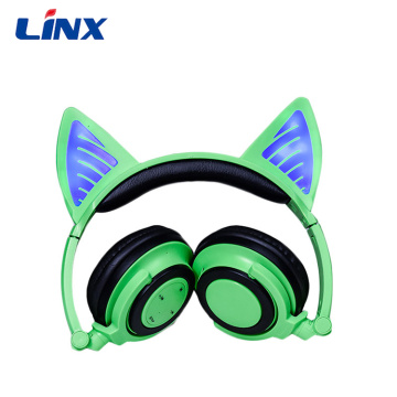 Cuffie per orecchie di gatto Cuffie per cuffie da gioco wireless