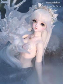 BJD Meerjungfrau Dione 45cm Mädchen Puppe mit Kugelgelenk