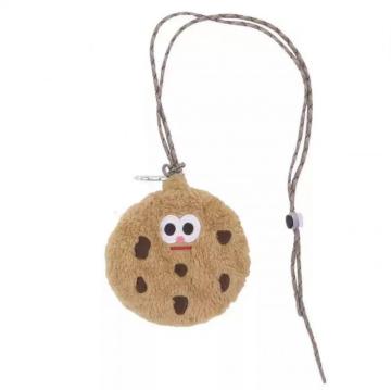 Cartoon funny cookie coin purse and neck bag