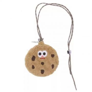 Cartoon funny cookie coin purse and neck bag