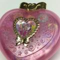 Plastic heart shaped storage boxes