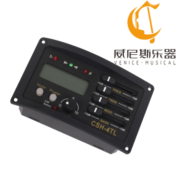9V 4 band acoustic guitar equalizer for pickup wholesale guitar parts