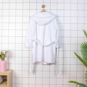 high quality White mens bathrobe dressing gown