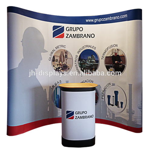 Aluminum Fabric Pop Up Display With Hard Case