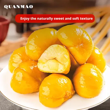 Sweet and Crispy Roasted Chestnuts Peeled for Easy Eating