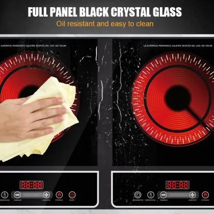 Prestige Electric Infrared Cooktop - 4000W Dual Burner High Quality