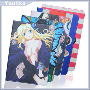 wholesale computer accessories beautiful and cute cartoon logo design tablet pc stand case cover for ipad mini