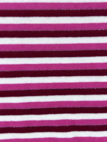 Medium Weight 350gsm Striped Velvet Fabric For Sofa
