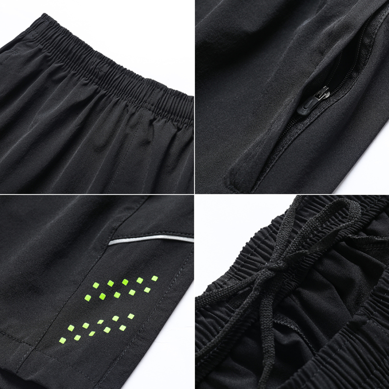 Men Gym Shorts with Drawstring and Pocket Design