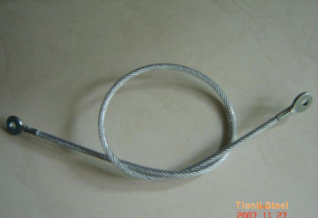 Galvanized Steel Wire Sling , Din / Gb / En12385-4 / Aisi / Bs / Astm / Jis
