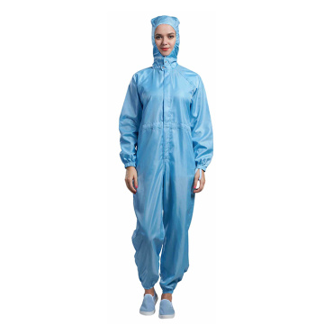 Reusable Cleanroom Coverall With Hood-bottons