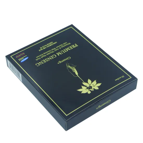 High grade empty face mask packaging cosmetic box