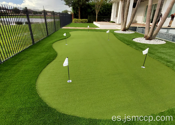 Hierba artificial para la cancha de golf césped sintético de golf