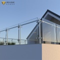 Modern Aluminum & Stainless Steel Tempered Glass Balustrade System | JBDHOME