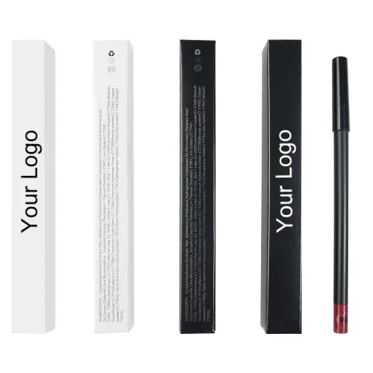 Wholesale Custom Logo Matte Waterproof Deep Brown Lip Liner