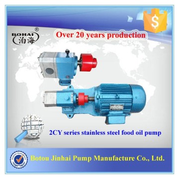 KCB,YCB,2CY series stainless steel gear pump/food oil pump